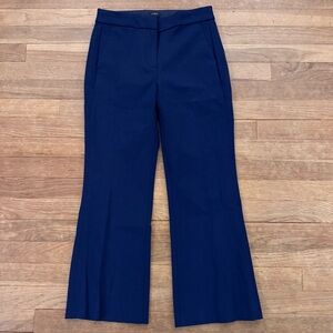 J.Crew Women's Navy Blue Flare Leg Pants - Size 0
 b86